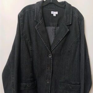 Denim&Co Black Jean Jacket 🎁